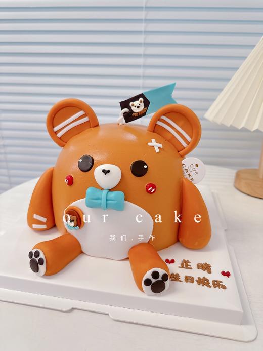 蛋仔派对仔仔熊卡通立体蛋糕-低糖处理无添加 商品图3