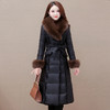 冬季新款，羽绒服女中长款妈妈装带毛领加厚白鸭绒外套QYM-LRX-YBE23830-Y 商品缩略图0