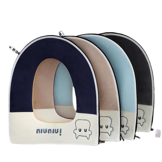 【水晶绒坐垫】家用刺绣可爱马桶垫秋冬带提手 加厚坐垫套珊瑚绒保暖拉链款坐垫（可机洗） 商品图4