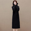 秋冬季新款，纯色中长款毛衣开衫外套女宽松休闲针织大衣QYM-XY-23LX83-Y 商品缩略图4