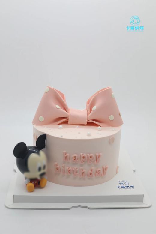 蝴蝶结翻糖米奇蛋糕 商品图0