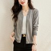 针织衫开衫女春秋季2023新款洋气外套时尚小香风法式别致上衣 商品缩略图2