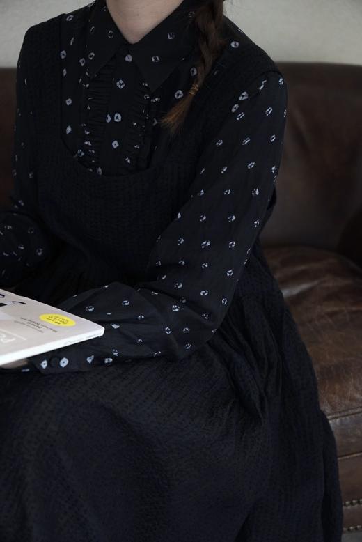 MAKU textiles｜真丝扎染图案修身衬衫 商品图5