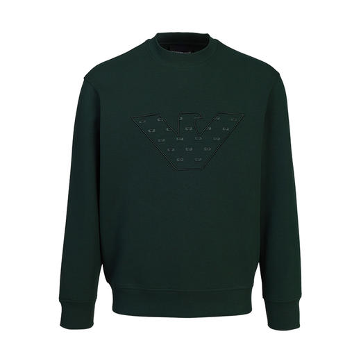 Emporio Armani 阿玛尼 男士针绣飞鹰logo休闲卫衣外套 11672 商品图3
