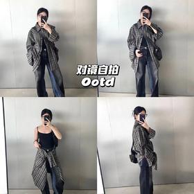 新品上身 | 工作日look，厚实格纹外套秋冬好复古✨