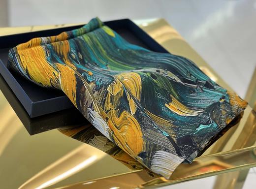 优品堂【清秀高雅】桑蚕丝110方巾 商品图10