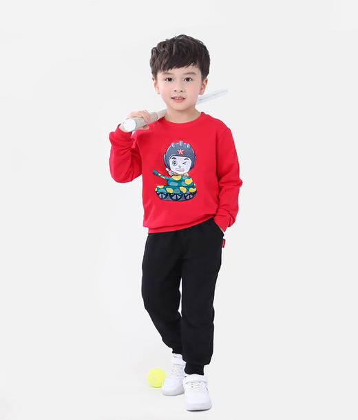 《追风少年》剑客内购原创设计  定制款式  军旅风格  男女同款的加绒卫衣   采用新疆长绒棉制作  有趣  有范  有型  有爱 商品图2