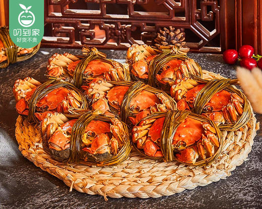 【叼蟹】江苏大闸蟹礼盒（公母各3只共6只，公蟹200g±10g，母蟹175g±10g） 商品图4