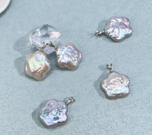 S925淡水珍珠吊坠-五角星巴洛克 商品图0