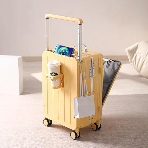 ECTOR HARDEN高端奢侈品牌行李箱男女新款宽拉杆多功能商务登机箱 商品图3