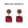 MELISSA&ROSELLA彩色清新冰花耳钉精致小巧轻奢复古耳环 商品缩略图10