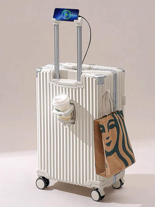 ECTOR HARDEN高端奢侈品牌行李箱万向轮铝框款小型登机旅行拉杆箱 商品图0