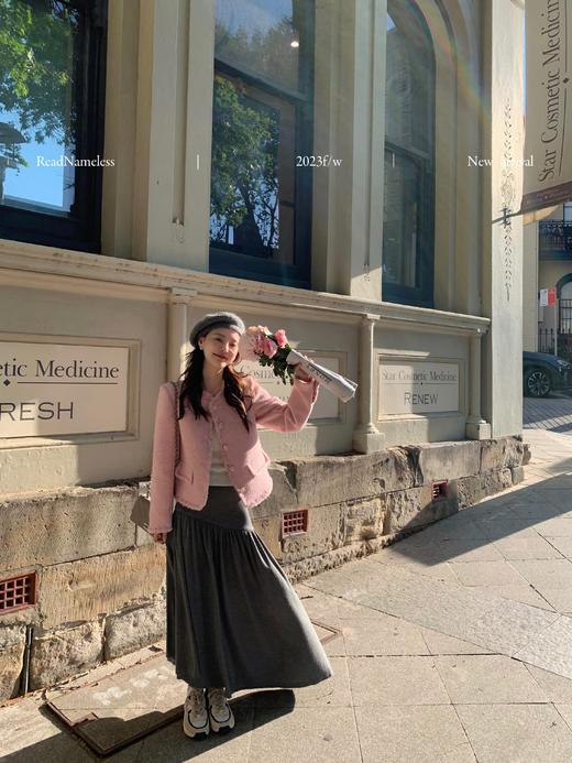 Read Nameless /粉织条小香+一步马皮裙 商品图9