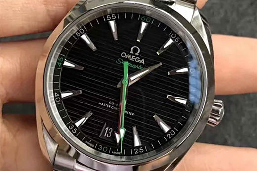 VS欧米茄海马系列150M绿针高尔夫款复刻手表一比一手表n厂c厂zf厂vs厂clean厂noob厂广州手表测评 商品图0