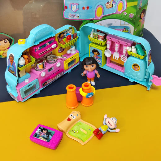 🌈省269元📣双11官方清仓✈️爱探险的朵拉正版授权🎉电动收纳厨房车玩具🍴电商368💰福利99秒 比平时买直接省下200多块钱！🌟超级原装大礼盒，错过后悔一万年，让孩子体验厨房的快乐~ 商品图0