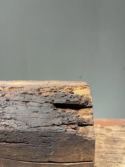 老榆木镂雕卷云纹器物台座，顺丰包邮 商品图13