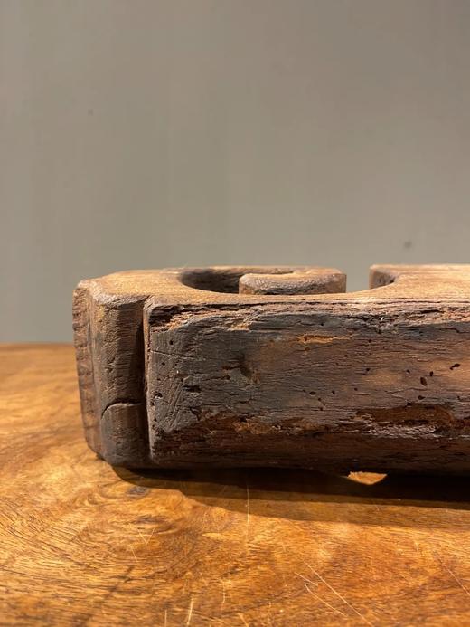 老榆木镂雕卷云纹器物台座，顺丰包邮 商品图8