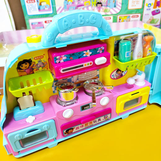 🌈省269元📣双11官方清仓✈️爱探险的朵拉正版授权🎉电动收纳厨房车玩具🍴电商368💰福利99秒 比平时买直接省下200多块钱！🌟超级原装大礼盒，错过后悔一万年，让孩子体验厨房的快乐~ 商品图11