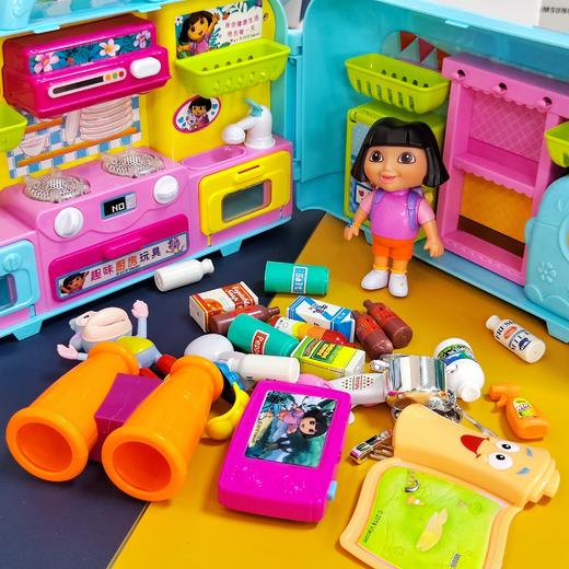 🌈省269元📣双11官方清仓✈️爱探险的朵拉正版授权🎉电动收纳厨房车玩具🍴电商368💰福利99秒 比平时买直接省下200多块钱！🌟超级原装大礼盒，错过后悔一万年，让孩子体验厨房的快乐~ 商品图14