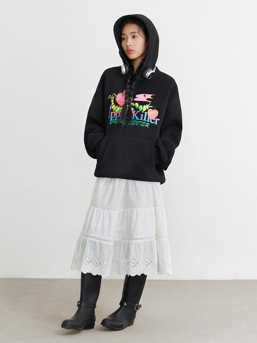 CryingCenter 苹果杀手连帽卫衣情侣可爱休闲 哭喊中心 商品图1