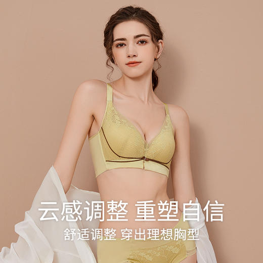 【特价39元/件】调整型无钢圈内衣女小胸聚拢上托防下垂收副乳文胸-6233101 商品图1