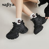 Safiya/索菲娅2023秋冬潮酷增高力MAX加绒松糕厚底机车运动鞋 SF34112403 商品缩略图2