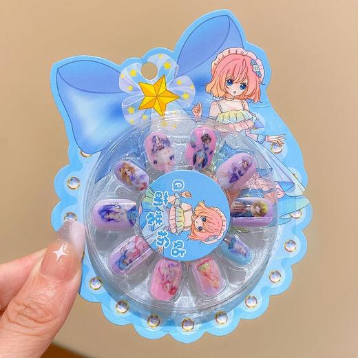 【卡通儿童美甲贴套装！安全可靠】儿童指甲贴高清可爱美甲贴，片装扮贴精美儿童指甲贴套装，时尚又实用的装扮贴，打造精致美甲，款式多多 可爱萌趣 不伤指甲 商品图7