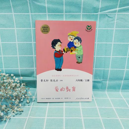 爱的教育 人教版快乐读书吧六6年级上册人教版 曹文轩 陈先云儿童文学课外阅读人民教育出版社 新华文轩正版 商品图0