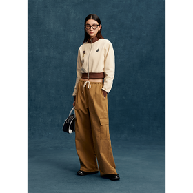 GOODBAI抽绳直筒工装裤