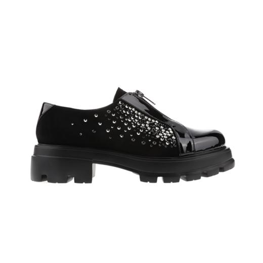 sheme真皮女鞋进口漆皮加水晶烫钻时尚个性可定制升级版 商品图0