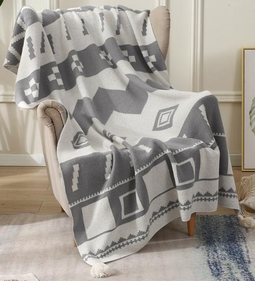 雅鹿针织鹿绒毯YL3310  130*180cm 商品图0