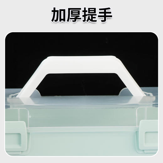 【庆学堂】文房收纳箱 文房用品收纳 携带方便  单层/三层可选 商品图4