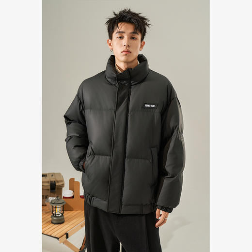 西遇日系立领工装羽绒服秋冬新款鸭绒加厚保暖面包服男士外套12532205 商品图3