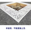 【大彩图】李晓明工笔画白描底稿《玉兰双雀》临摹勾线花鸟线稿K115 商品缩略图2