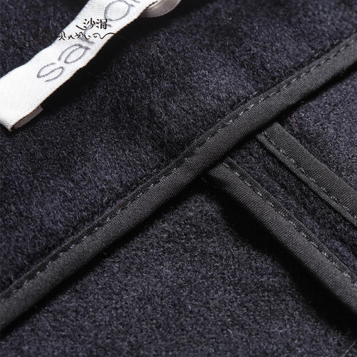 手工缝羊绒呢小脚裤SJF95W272K 商品图3