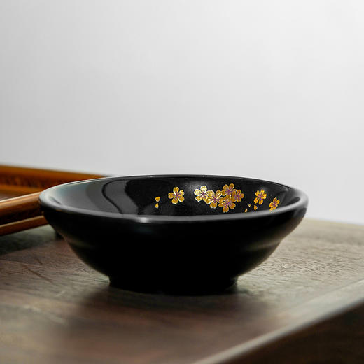 南越浅碗/壶承6#/哑黑  金樱花 干泡盘果盘茶点盘 商品图7