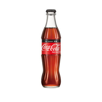 可口可乐（Coca-Cola）零度可乐 碰响瓶碳酸饮料 玻璃瓶汽水 275ml*12瓶 商品图4