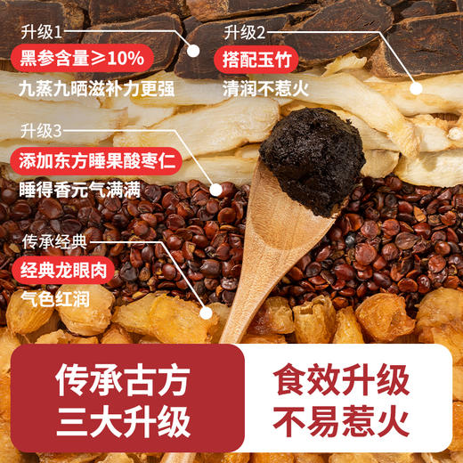花姐食养黑参玉灵膏古法蒸制气血桂圆酸枣仁王孟英正宗 商品图1