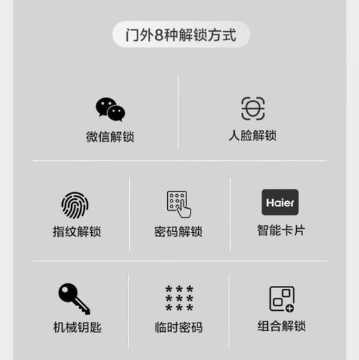 海尔（Haier）指纹锁 HFA-37SV-U1 商品图9