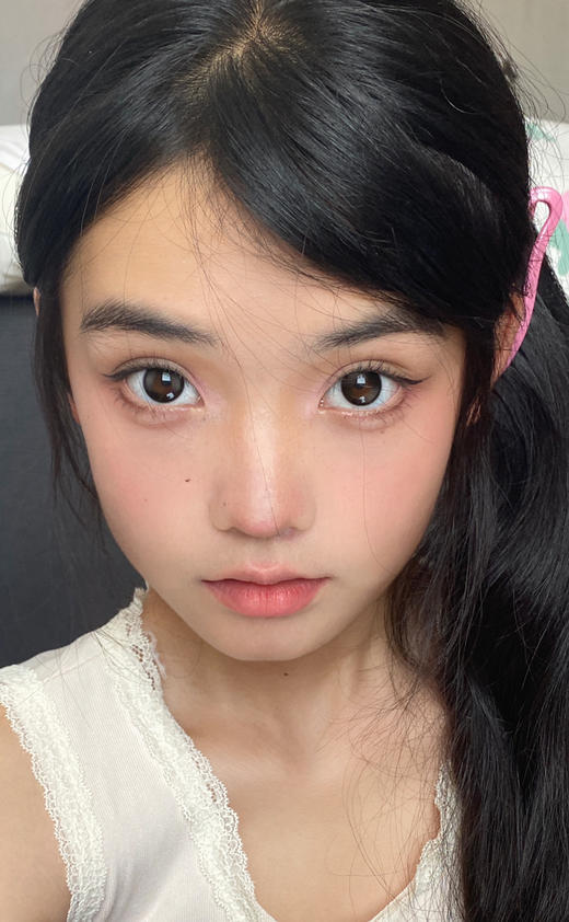 <月抛中直径>Sasababy- 油酱桃 -14.2mm【月抛 0-800度 含525/575】 商品图5