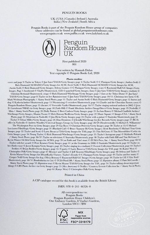【中商原版】企鹅阅读第1级 泰勒 斯威夫特 ELT 分级读物 Penguin Readers Taylor Swift 英文原版 霉霉 人物传记 商品图3