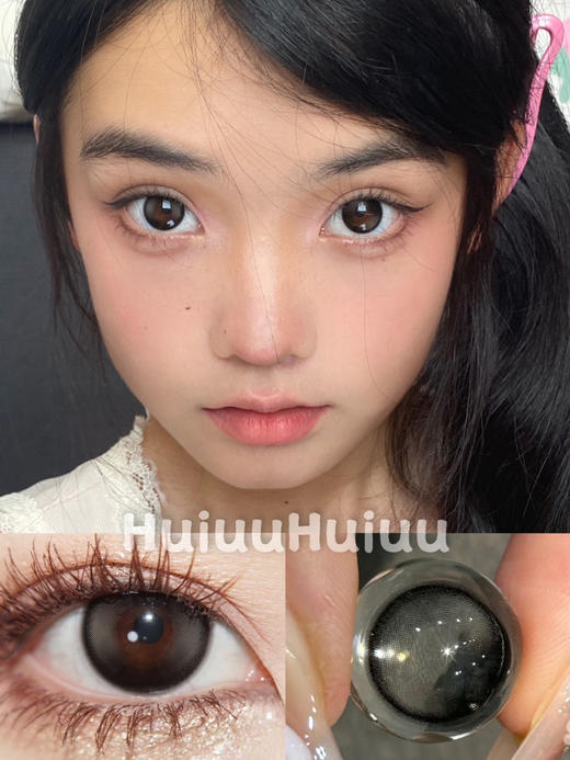 <月抛中直径>Sasababy- 油酱桃 -14.2mm【月抛 0-800度 含525/575】 商品图0