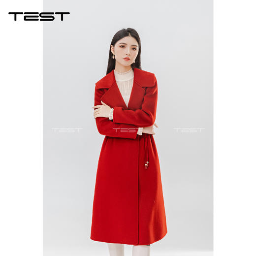 冬上新高级优雅修身双面呢2234101 商品图3