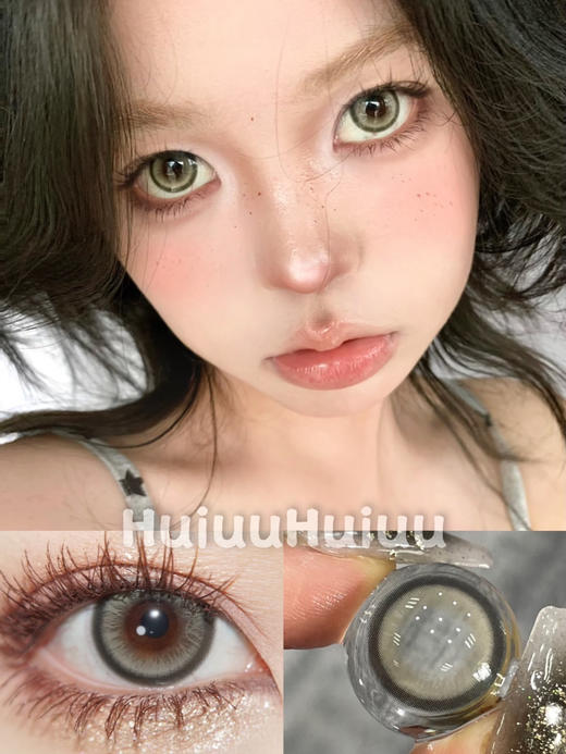 <月抛大直径>Sasababy- 春日薄 -14.5mm【月抛 0-800度 含525/575】 商品图0