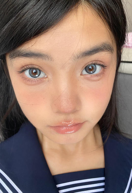 <月抛大直径>Sasababy-遇海恋  -14.5mm【月抛 0-800度 含525/575】 商品图4