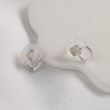 【宏艺珠宝】白月秋南·银s925耳饰 商品缩略图2