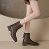 ZHR简约风气质瘦瘦短靴女2023冬季新款柔软加绒保暖女靴时尚百搭 商品缩略图7