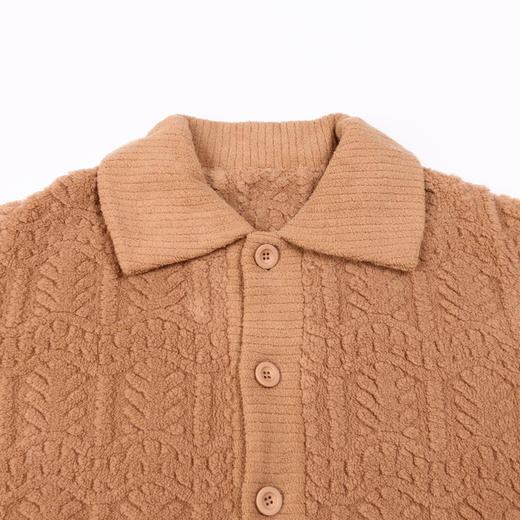 都市丽人都市锋尚舒适外出男士睡衣长毛绒剪花法兰绒厚款长袖长裤类家居服套装FH31J5 商品图5