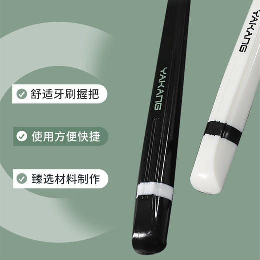 「9.9元包邮！黑白两色」单支独立装牙刷 软毛成人家庭装家用情侣万毛牙刷口腔护理 商品图3