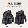 【黑金】圣得西连帽加厚亮面羽绒服冬季款时尚印花短外套男2362942756 商品缩略图4